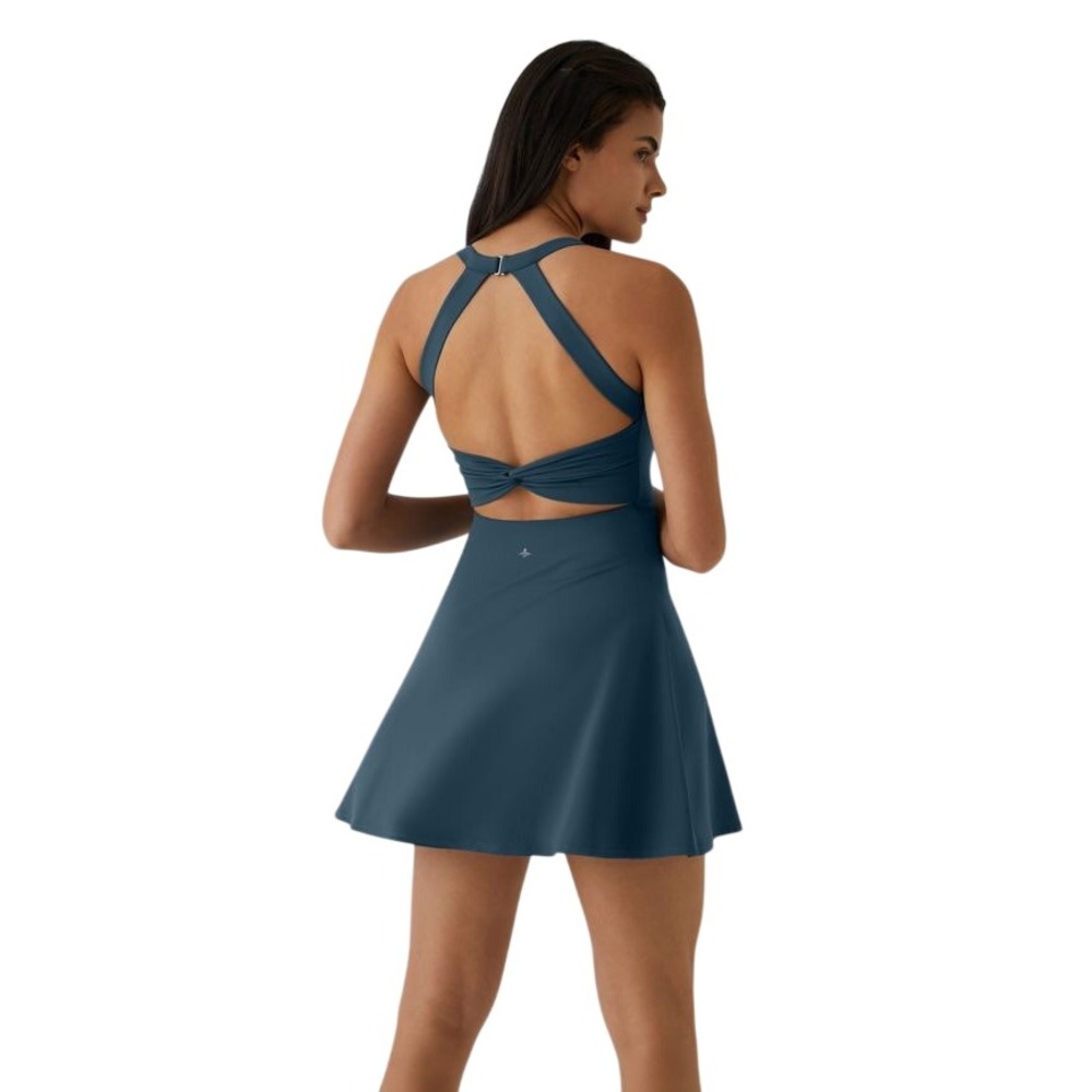 SoftlyZero Plush Backless Active Dress-Easy Peezy Edition, Size X-Small, New